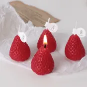 【派對邦妮 現貨】草莓蠟燭 生日蠟燭 裝飾 蠟燭 拍照超好看 網紅配件 蛋糕裝飾 生日布置
