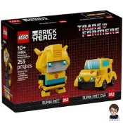 (店+)【LEGO 樂高】高雄天利鄭姐｜樂高 40804 大黃蜂機器人&車輛 大頭娃娃 BrickHeadz™ 系列 變形金剛 人物模型