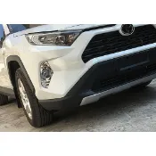 適用於豐田 TOYOTA 19-21年 5代 RAV4 前霧燈框 鍍鉻前霧燈框 霧燈框 電鍍款 碳纖維紋