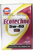 【易油網】 【缺貨】GULF ECOTECHNO 5W40 海灣 全合成機油