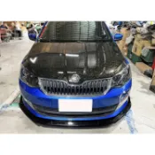 斯柯達 skoda FABIA 直上 運動版 鋼琴烤漆黑 前下巴 前鏟 前定風翼 前擾流板 下擾流板 保險桿 改裝下巴