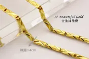 六角鑽沙鑽石刀雕刻男生黃金項鍊金飾項鍊一倆純金項鍊G006507 重8.21錢 板橋金進鋒珠寶金飾