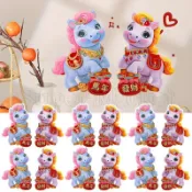 【新年快樂】2026馬年對聯貼紙-春節裝飾貼花-新年生肖貼紙-門窗藝術貼花-家居歡樂裝飾