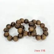【御古齋】精選 肖楠 25mm 手珠 手提珠 黑格重油 天然紋路 香味濃郁 招財開運 聞香好品 平安件 1213