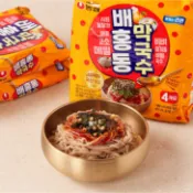 [現貨+預購] 新上市 農心 배홍동蕎麥冷拌麵 114g*4入 韓國冷麵 冷拌麵 蕎麥麵 Nongshim韓國代購小天地
