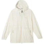 (店+)【PUMA】PUMA 純色休閒戶外輕薄梭織連帽長袖夾克外套 女款 白色