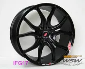 【美麗輪胎館】INFORGED--IFG17 新款18吋 5孔114.3 8J ET35 消光黑