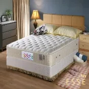 【ESSE 御璽】台灣製單人加大乳膠紓壓2.5硬式彈簧床墊3.5x6.2尺x22cm