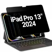 天際生活 【磁吸防窺】iPad Pro 12.9 螢幕保護貼 防窺膜 隱私保護貼 可拆卸磁性設計 磁吸式安裝 適用M1 M2 2022款 防藍光 抗指紋 高清透光