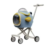 (店+)【IPSKY】鋁合金寵物推車 可分離推車 兩用寵物外出車 透氣觀景艙 輕量車架 小型犬外出旅行 寵物代步車