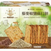 玉山最低比價網 [COSCO代購6] C108586 高端藜麥椒鹽蘇打餅 80公克 x 10包