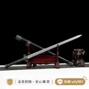 【嚴選好物】高錳鋼天問劍龍泉劍冷兵器長劍春秋秦王劍漢劍金屬寶劍真劍未開刃