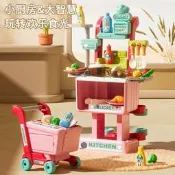 【良品優選】兒童過加加完據醚妳廚防購物曉推車做飯餐廚具釹骸角色扮演醚妳