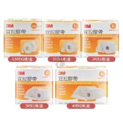 (店+)【3M Nexcare】宜拉膠帶 白色_0.5吋x2捲/1吋x1捲/2吋x1捲/3吋x1捲/4吋x1捲 (3盒組)規格任選_樂齡生醫