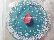 星巴克馬克杯隨行卡保溫杯系隨行杯系列 STARBUCKS 晴空滿櫻矽膠杯蓋 櫻花杯蓋