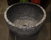【星辰陶藝】(現貨，仿磨石子釉色，每個釉色有差異) 泡腳桶，泡腳盆，花器