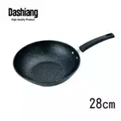 【百利市購物中心】Dashiang 麥飯石不沾小炒鍋28cm DS-B86-28W