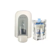(店+)【BOBSON】bobson 壁掛式酒精消毒器x1機 20cmx11.6cmx8.5cm +酒精包 500ML x1包(手動按壓式噴霧)