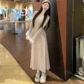 ᴅᴏɴᴛ sʟᴇᴇᴘ🧚🏻‍♀️現貨🏷歐美大牌性感蕾絲滾邊長袖連身裙 公主大裙擺 仙女洋裝 氣質長洋