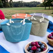 (店+)YOYOKI 新美學手提籃 手提袋/手提收納籃/置物籃/購物籃/買菜籃/野餐籃/沐浴籃/收納籃/儲物籃/雜物籃