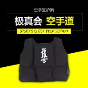 卜二屋 台灣公司貨 免運 成人兒童極真會護具 空手道護胸 跆拳道護身 護甲男女護胸護具護