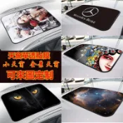 汽車全景天窗防曬隔熱貼膜 隔熱貼膜車頂貼紙 車頂貼紙3D立體改裝單透仿真小天窗 隔熱貼膜車頂貼紙 車頂小天窗貼紙