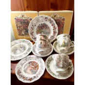 ✤鳩日堂 Brambly Hedge 野薔薇村的故事 四季 茶杯 盤子 英瓷皇家道爾頓 RoyalDoulton 下午茶