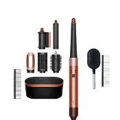 【dyson 戴森】HS08 Airwrap i.d.™ 藍牙多功能造型器/吹風機/捲髮器/捲髮棒(琥珀香檳)