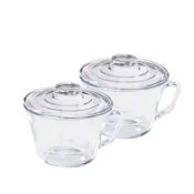 玉山最低比價網 [COSCO代購6] W109099 GlassLock 微波碗含蓋共4件組(900毫升) 含蓋 強化玻璃