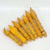 (店+)【御古齋】寮國 檜木 文昌筆 大筆進財 生意興隆 招財進寶 筆筆成交 風水開運擺件 附筆座 一次一個 0911