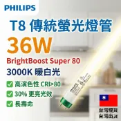 現貨 飛利浦 PHILIPS TLD-36W 4尺 830/840/865 T8燈管 太陽神 傳統燈管 一箱25支