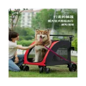 (店+)可開發票✨免運 中大型犬多功能寵物推車戶外出行大號代步狗狗車便攜可折疊大空間
