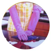 【松果購物】家庭用天然乳膠手套-加長型18“