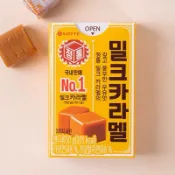 韓國 樂天LOTTE 濃郁焦糖牛奶糖 50g 復古牛奶糖 焦糖牛奶糖 樂天超市 韓國零食