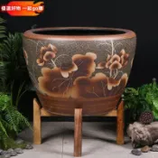 🔥 花盆 水缸 陶瓷缸 魚缸 水培盆 大花盆 陶瓷盆 睡蓮盆 荷花盆 缸 陶瓷花盆 陽臺大花盆 大水缸 種樹盆 花缸