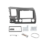 HONDA [商城] 2DIN Radio Dash Kit 帶線束汽車立體聲導航面板適合本田思域 2006-2011