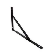 【職人生活網】2入 185-LR12LB 造型三角架 層板架 固定架 支撐架 L型支撐架(黑色三角架 12吋三角鐵架)