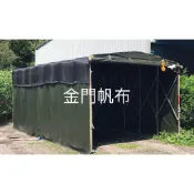 金門帆布送送送屋頂防曬黑網;通用型休旅車.廂車.轎車活動伸縮車庫罩:攤販餐飲業.停洗車埸.倉庫.不含最少六百運費看地區?
