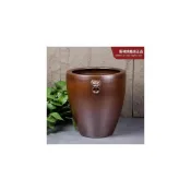 (店+)加高陶瓷古法養金魚缸養荷花睡蓮盆老式大水缸庭院客廳擺件書畫缸
