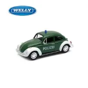 【WELLY 威利】4.75吋 福斯 Volkswagen Beetle 硬頂車型模型42343CW(綠色)