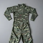 蛙服 蛙人服 迷彩服 訓練服虎斑薄款迷彩蛙服套裝戶外耐磨工裝男女訓練教官工作服拓展夏季