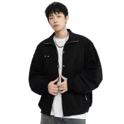 【M世代】美式飛行員夾克男 工裝翻領復古休閒外套 素面防風夾克 飛行外套 男生夾克 長袖外套BCS684