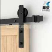 拾光藏寶閣 【美式穀倉門】吊軌 滑輪 推拉門五金 隱形門吊輪 平移門軌道 穀倉門套裝 靜音滑軌 承重耐用 工業風設計 簡易安裝 適用於室內隔間