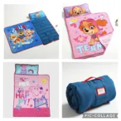 隔日到貨  幼幼班睡袋 幼兒園睡袋 兒童睡袋 棉被 法蘭絨蓋毯  汪汪隊睡袋 幼兒園