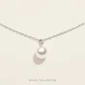 【台灣現貨】Daniel Wellington DW Pearl 珍珠項鍊 銀色 簡約氣質款