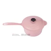 易生活ELiving Le Creuset 鑄鐵醬汁鍋 含蓋 20cm 雪紡粉
