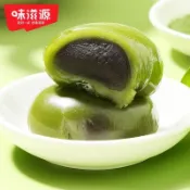 味滋源傳統糕點糯嘰嘰青團 糍粑 粘豆包 青麻糍 糯米糍粑 艾草糍粑 艾葉糍粑 帶餡紅豆沙 黑芝麻 糕點 零食 下午茶