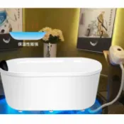 宜百家 免運 浴缸浴盆 亞克力雙層保溫獨立式成人家用衛生間小戶型水療專用浴缸浴盆
