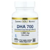 【iHerb】California Gold Nutrition, DHA700 魚油，超濃縮，1,000 毫克，30 粒魚明膠軟凝膠