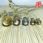 銀聯網日用品生活館 可翔水晶 瑞典M鐵鎳鐵天鐵隕石圓珠吊墜首飾天鐵叮當款式 925銀